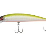 Arrow Minnow wobbler 9 cm 9 g fluo-zöld-fehér úszó