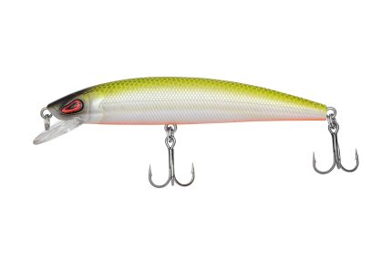 Arrow Minnow wobbler 9 cm 9 g fluo-zöld-fehér úszó