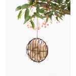 BOBBIE drót madáretető barna kör 7