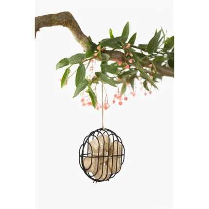 BOBBIE drót madáretető fekete kör alakú 7