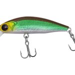 Baby Perch wobbler 45 mm 3 g zöld lassan süllyedő
