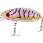 Beetle wobbler 5 cm 7-8 g sárga-fehér-lila úszó