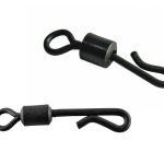 Bojlis gyorskapocs 4-es matt fekete 10 db