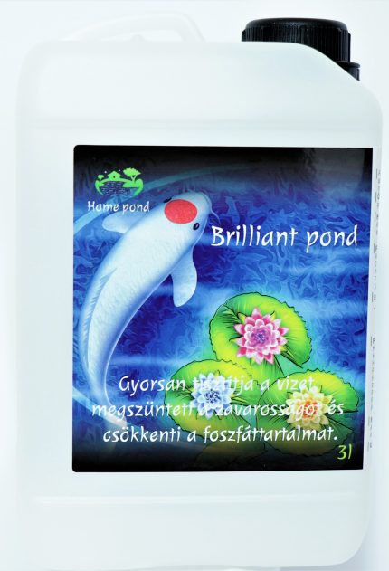 Briliant Pond 3L zavarosság ellen 1db karton