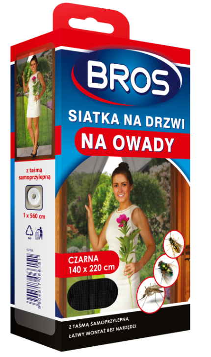 Bros Szúnyogháló ajtóra 140x218