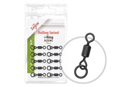 CZ Bojlis forgó karikával 4-es matt fekete 10 db