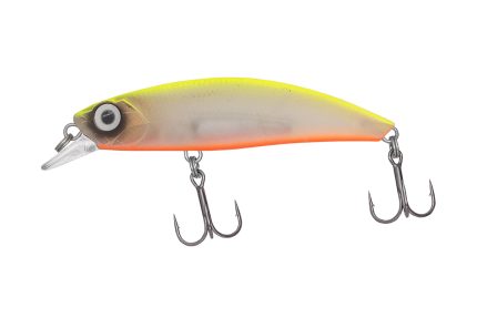 Curve Minnow wobbler 6 cm 7 g fluo-sárga-fehér süllyedő