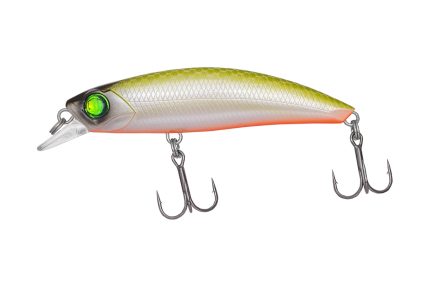 Curve Minnow wobbler 6 cm 7 g fluo-zöld-fehér süllyedő
