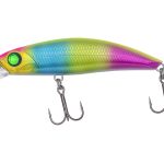 Curve Minnow wobbler 6 cm 7 g kék zöld-rózsaszín süllyedő
