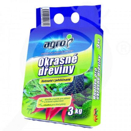 Díszcserje örökzöld műtrágya 3 kg AGROCS