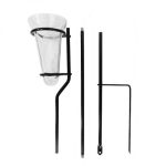 Esőszintmérő metál tartórúddal 25mm 20x12x130cm