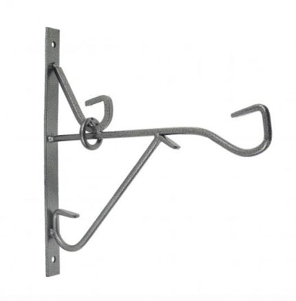 Fali virágtartó kar öntöttvas 25 cm