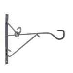 Fali virágtartó kar öntöttvas 35 cm