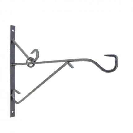 Fali virágtartó kar öntöttvas 35 cm