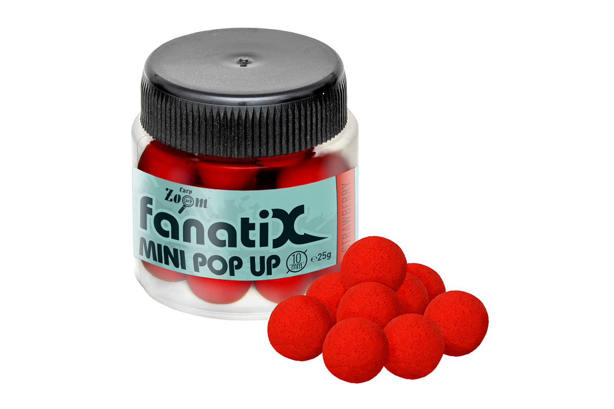 Fanati-X Mini Pop Up horogcsali 10 mm eper 25 g