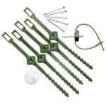 Futónövény rögzítő zöld 6 db