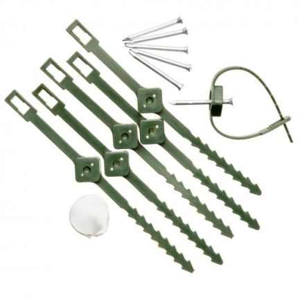 Futónövény rögzítő zöld 6 db