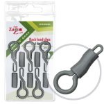 Gyorskapocs és zárócső zöld 5 db