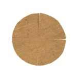 Hold alakú lapos kókuszbélés