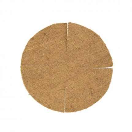 Hold alakú lapos kókuszbélés