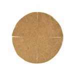 Hold alakú lapos kókuszbélés