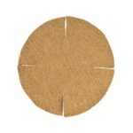 Hold alakú lapos kókuszbélés