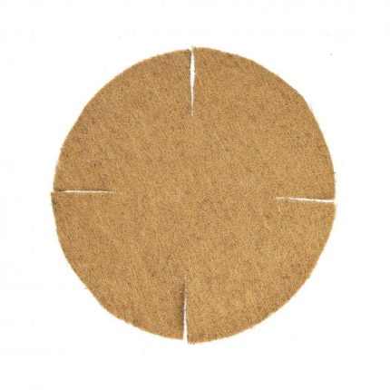 Hold alakú lapos kókuszbélés