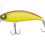 Immortal Shad wobbler 5 cm 4 g fluo sárga csíkos úszó