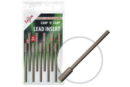 Inline ólomhoz betét PVC 60 mm sötétzöld 10 db