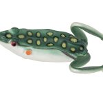 Jumping Frog békautánzat 65 cm 155 g sötétzöld-fehér