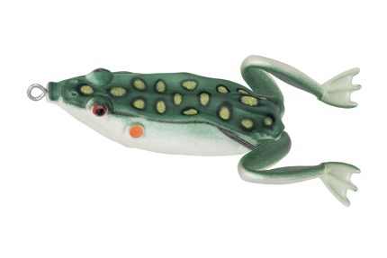 Jumping Frog békautánzat 65 cm 155 g sötétzöld-fehér