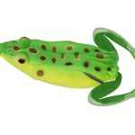 Jumping Frog békautánzat 65 cm 155 g zöld-sárga