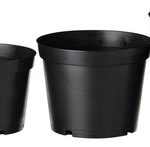 Konténer fekete 3l H15x Ø19cm szett 4db-os