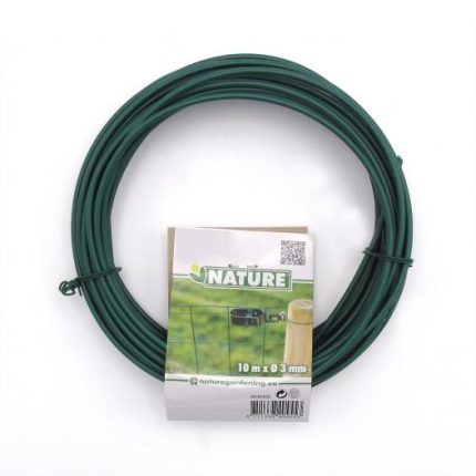Kötöződrót zöld műanyag bevonattal 3 mm