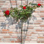 Metal futtató műanyagbevonattal V alakú zöld 145x5/75 cm zöld