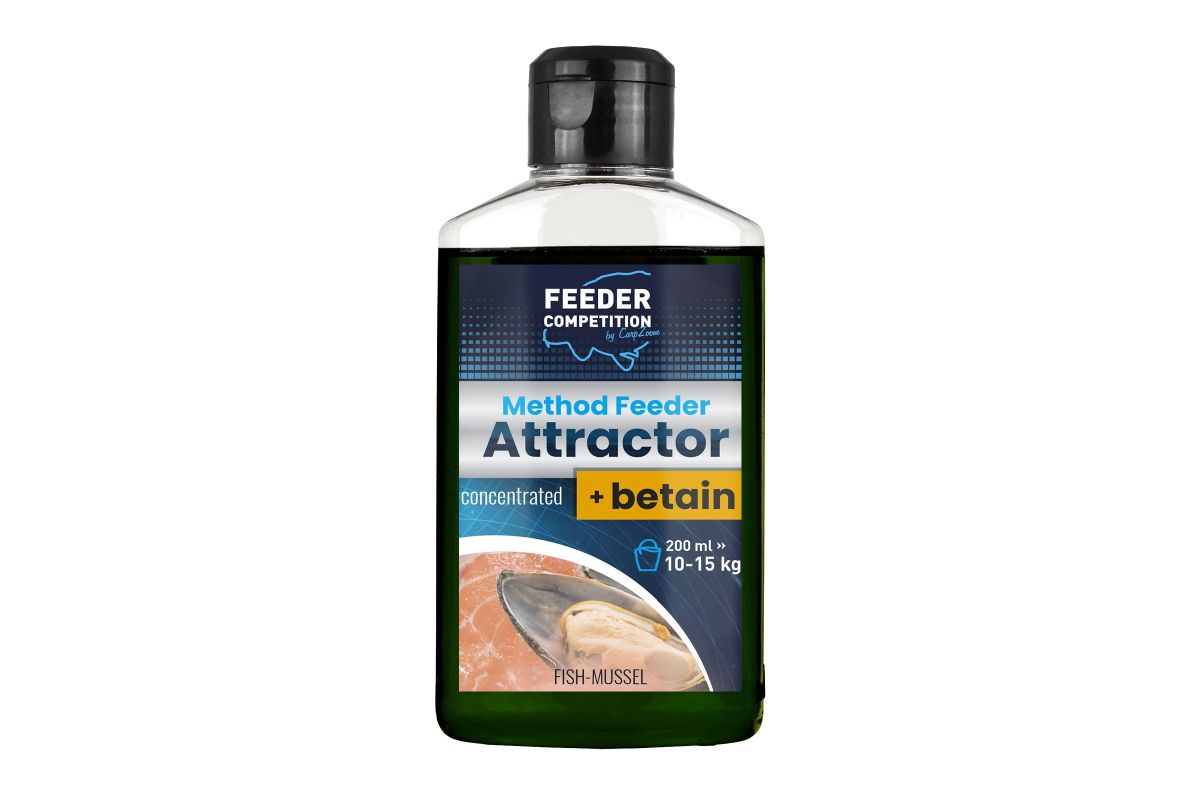 Method Feeder Attractor + Betaine aromafolyadék halas kagylós 200 ml