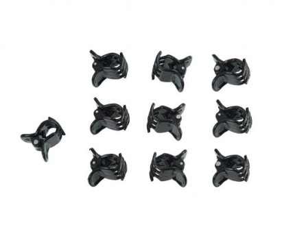 Orchidea rögzítő fekete 10db-os szett