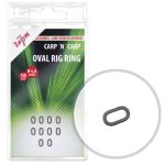 Ovális előkegyűrű 4-5 mm 10 db