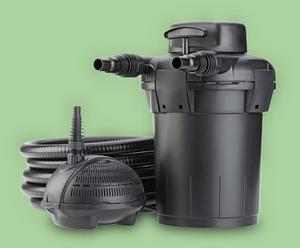 Pontec_PondoPress_5.000-nyomasszuro_szett_UVC-vel_szivattyuval_es_tomlovel Pontec PondoPress 5.000 nyomásszűrő szett UVC-vel szivattyúval és tömlővel