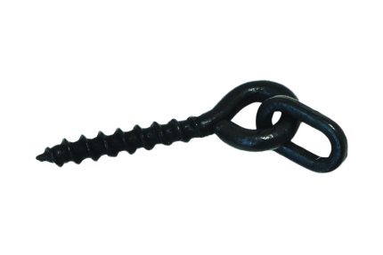 Pop up csavar ovális karikával 12 mm fekete 10 db