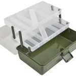 Praktikus horgászláda tálcákkal 294x187x150 mm