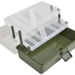 Praktikus horgászláda tálcákkal 368x214x200 mm