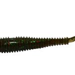 Ribbed Killer gumihal halas aromával 95 mm sötétzöld 5 db