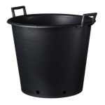 Ritzi konténer fekete85l H46xØ60cm