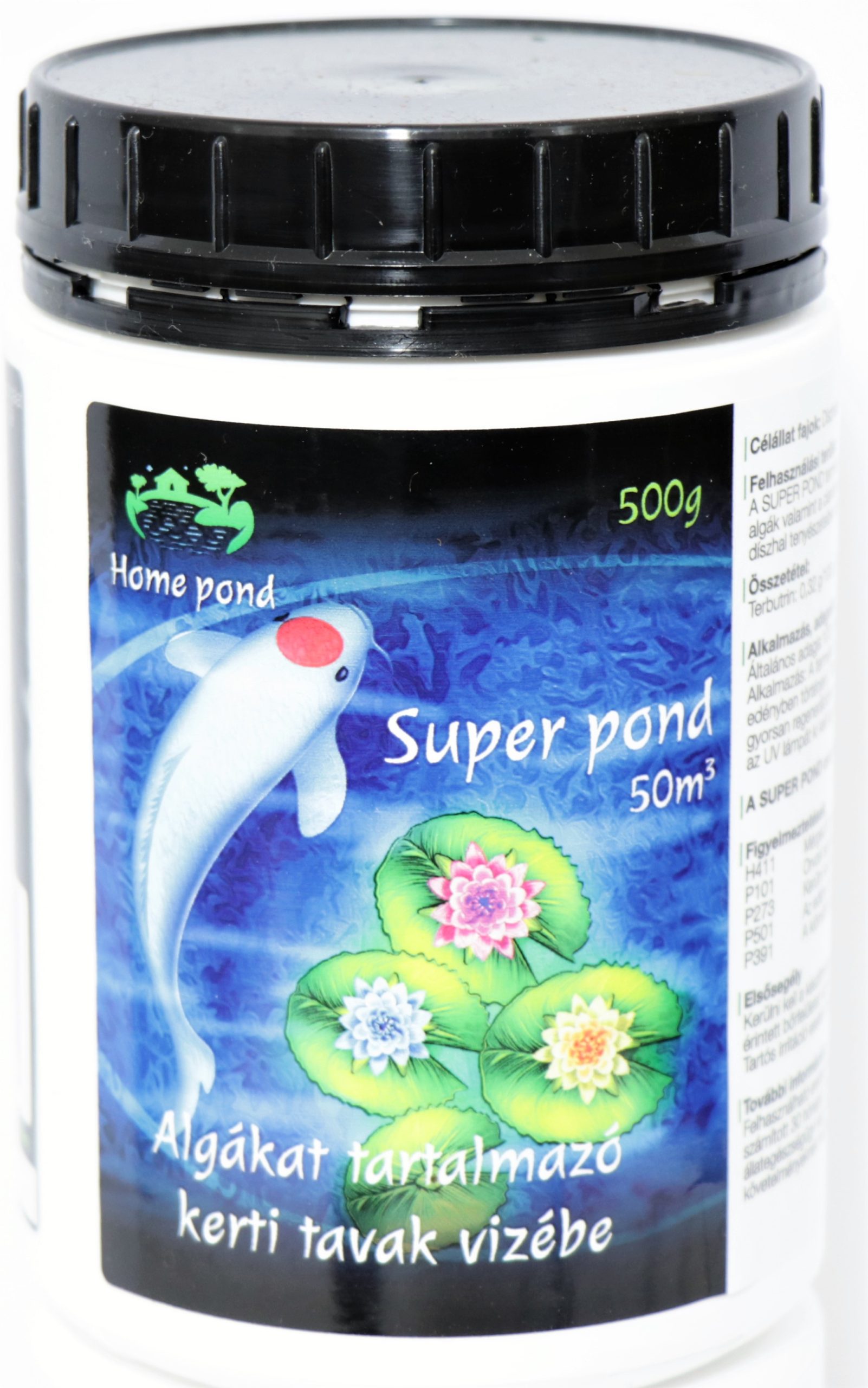 Super Pond 500g dupla koncentráció fonalas zöldalga és ciano baktérium ellen 50m3 6db karton
