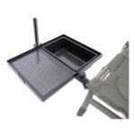 Székre szerelhető csalitartó tálca és tál