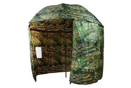 Terepszínű sátras horgászernyő