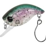 Tiny Fish wobbler 3 cm 2-3 g zöld-lila-fehér úszó