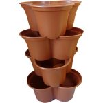 Torony virágtartó közepes 18 cm