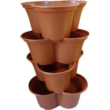 Torony virágtartó közepes 18 cm